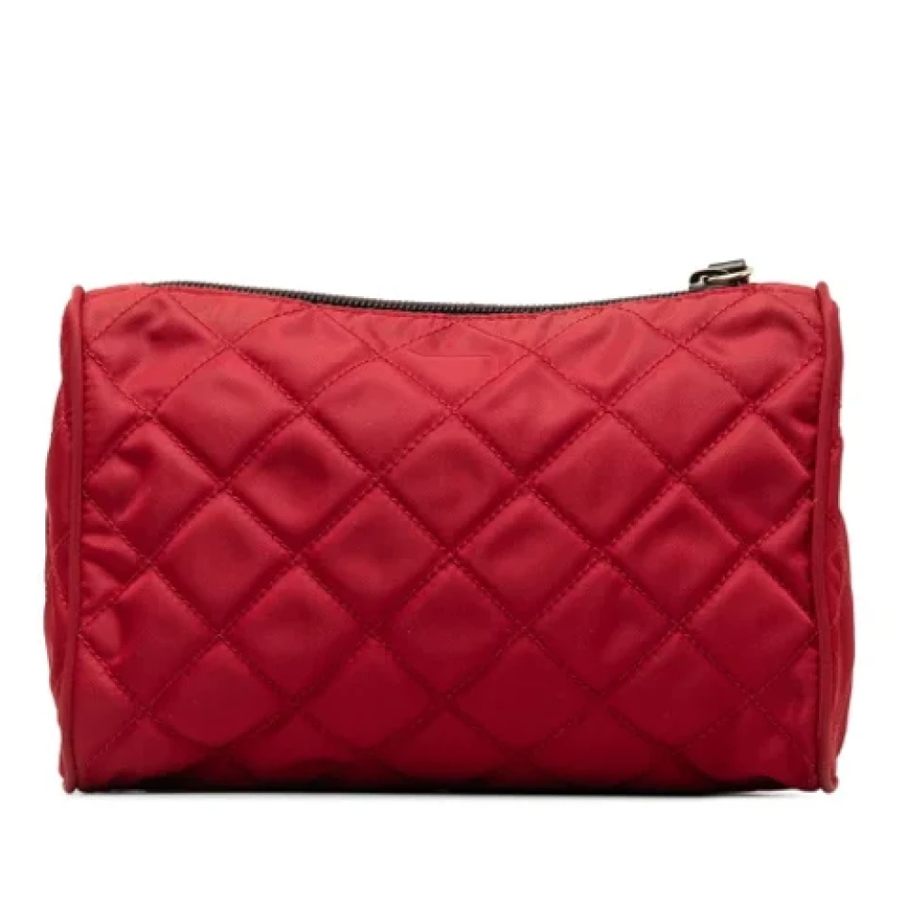 Prada Vintage Pre-owned Fabric prada-bags Red Dames