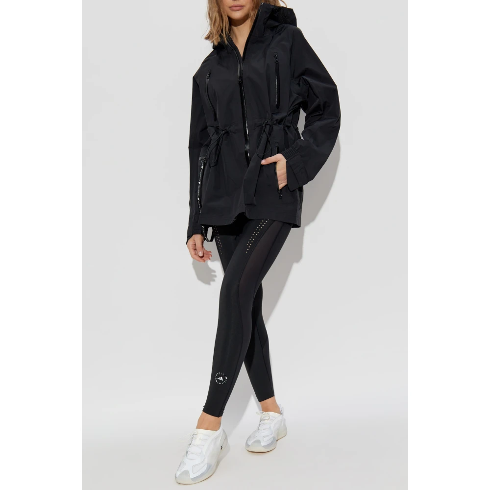 adidas by stella mccartney Losjes Zittende Hoodie Jacket Black Dames