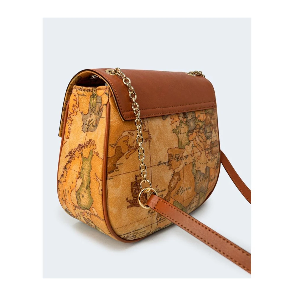 Alviero Martini 1a Classe Klassieke leren handtas voor vrouwen Beige Dames