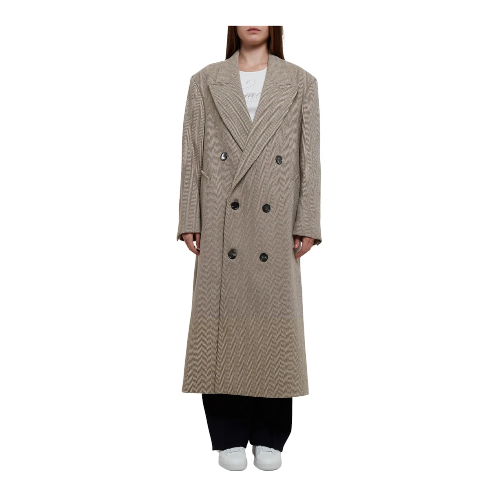 Coats > Double-Breasted Coats - - Ami Paris - Modalova