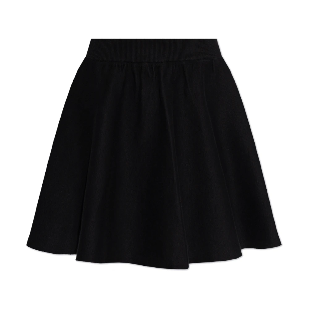 Rotate Birger Christensen Katoenen Rok Black Dames