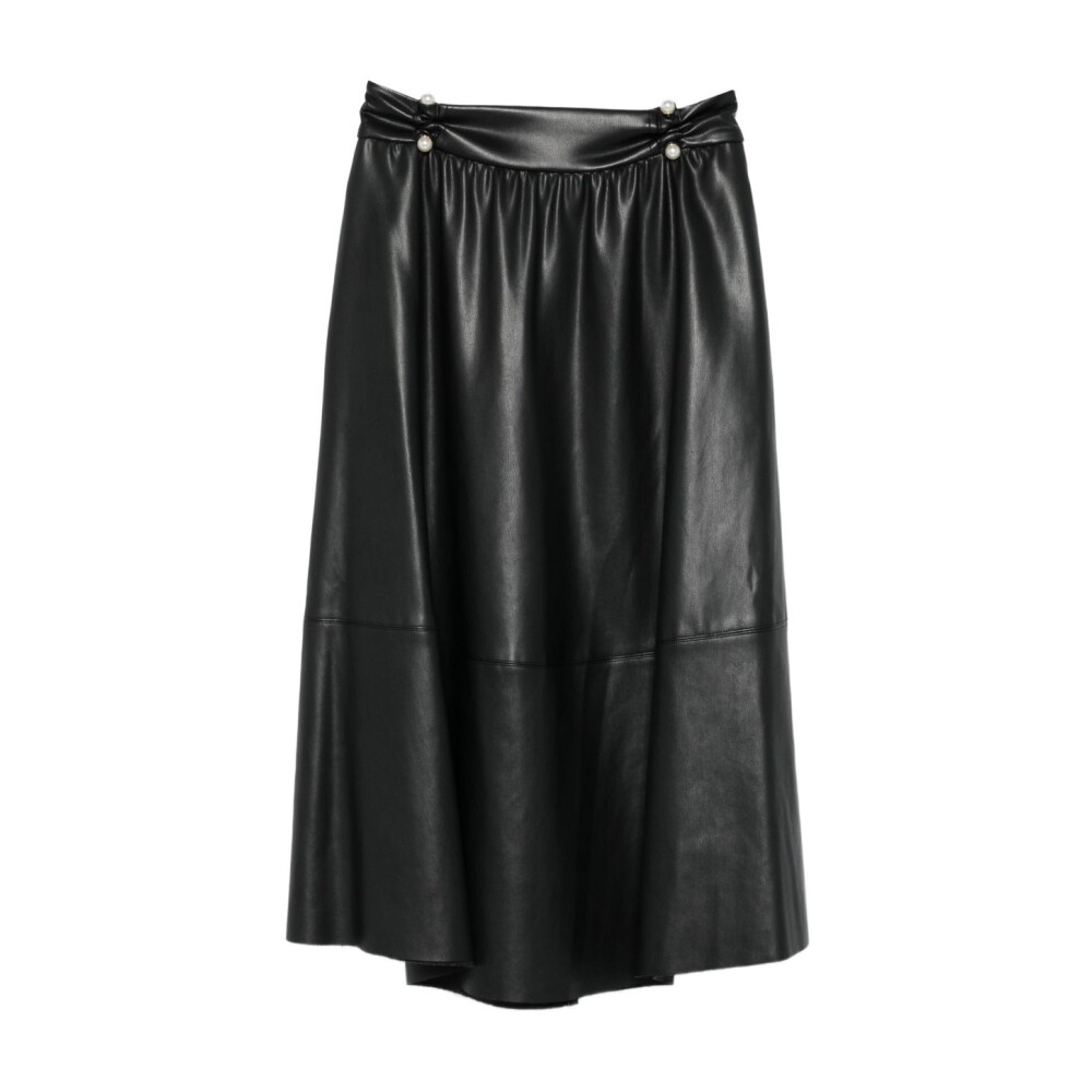 スカート LIU JO Women Mid Skirts WA5371T1811 M9461 Black Midi Skirts: Knee length, Midi and Calf length Skirts | LIU JO