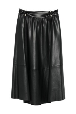 black-a-line-skirt-with-button-detailing