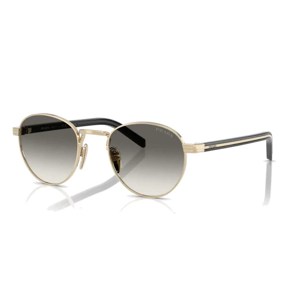 Prada Unisex Gold Phantos Style Sunglasses In Pale