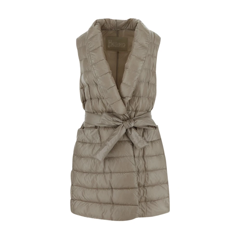 Herno Nylon Jas Beige Dames