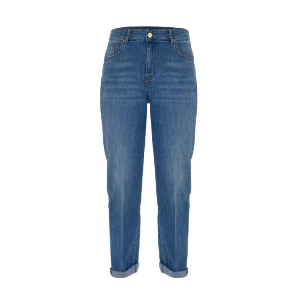 Kocca Women's Blue Cropped Jeans