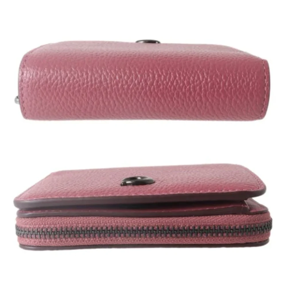 Coach Pre-owned Canvas wallets Pink Dames