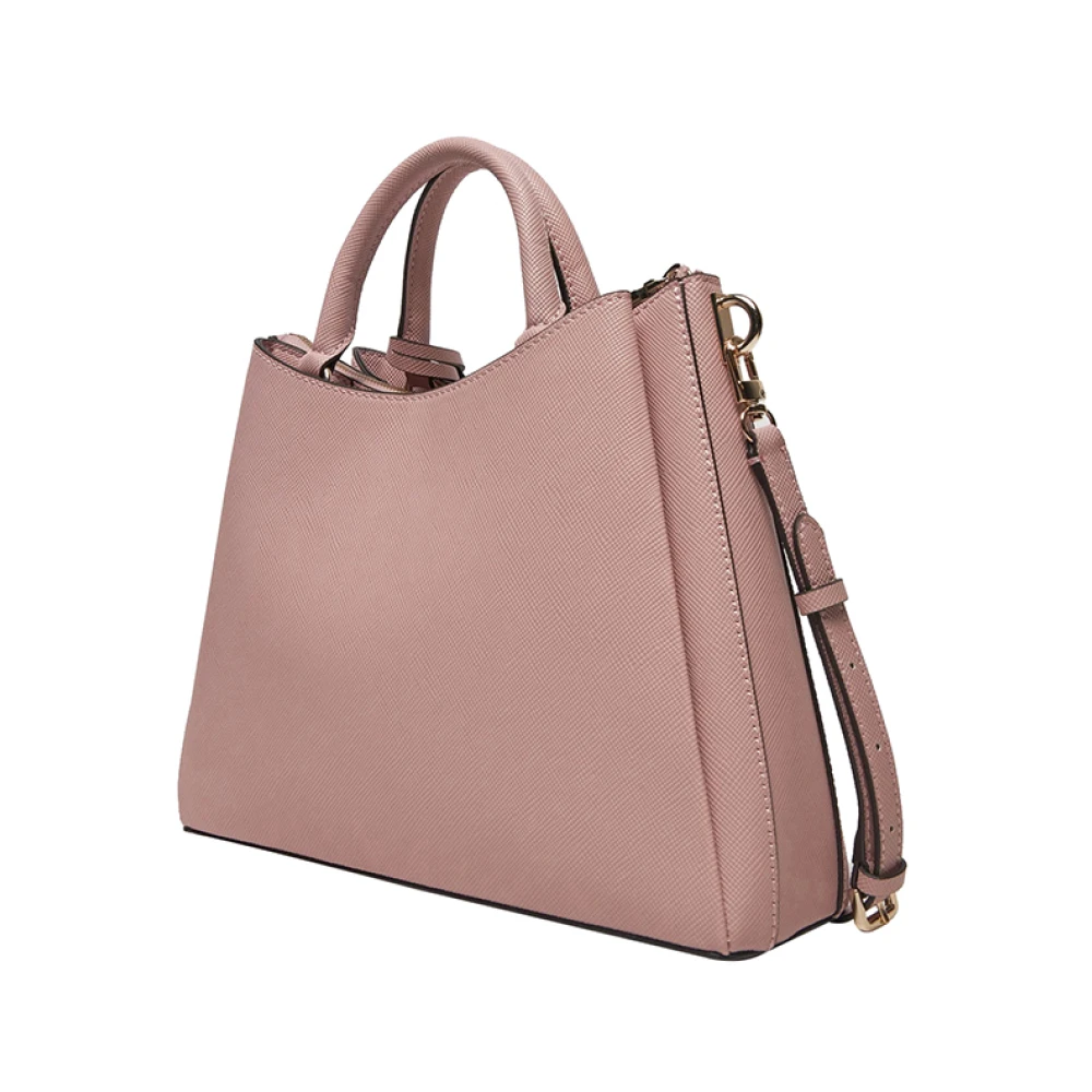 Guess Roze Handtas met Gouden Details Pink Dames