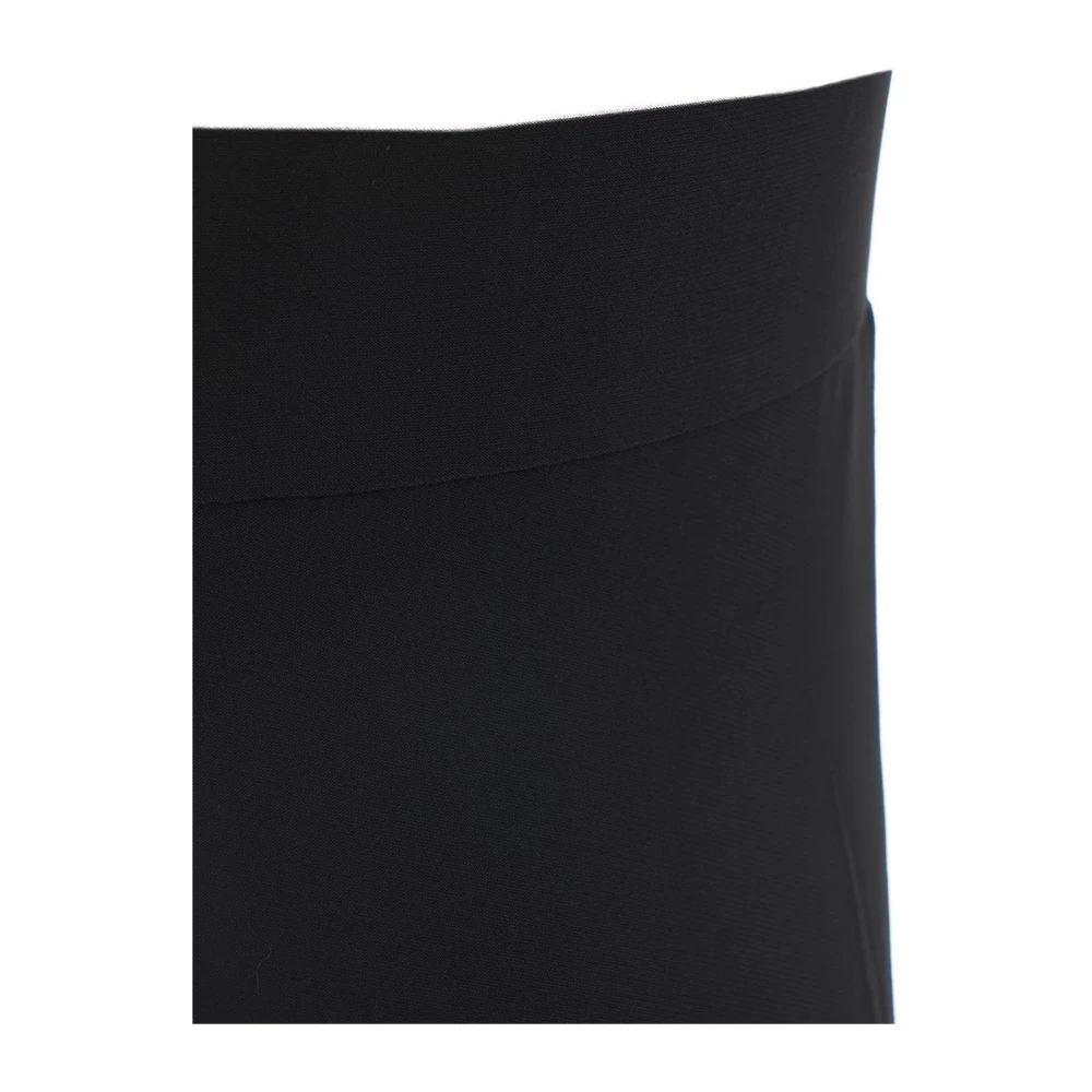 Norma Kamali Zwarte Strapless Avondjurk Jurk Black Dames
