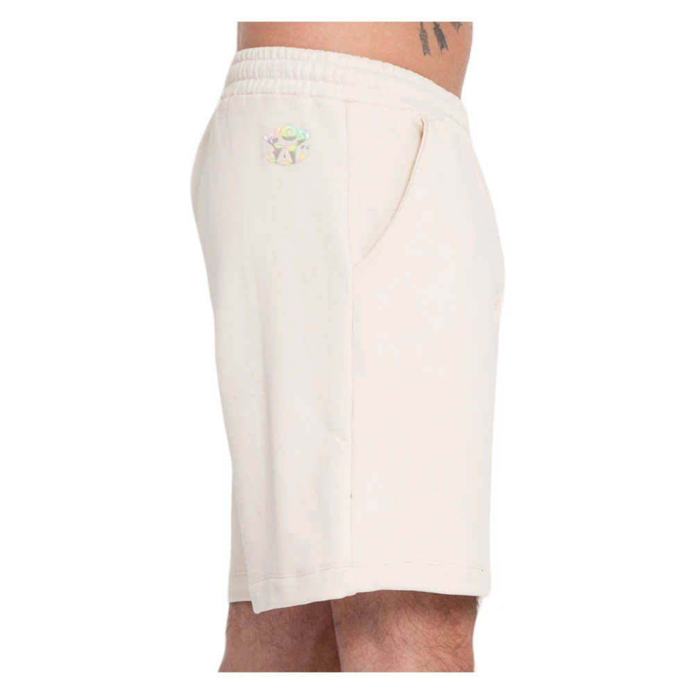 Barrow Iconic Smile Shorts Bw009 Beige Heren