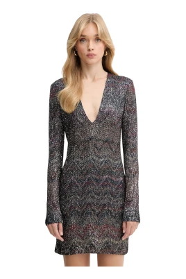 Sequin Fitted Mini Dress