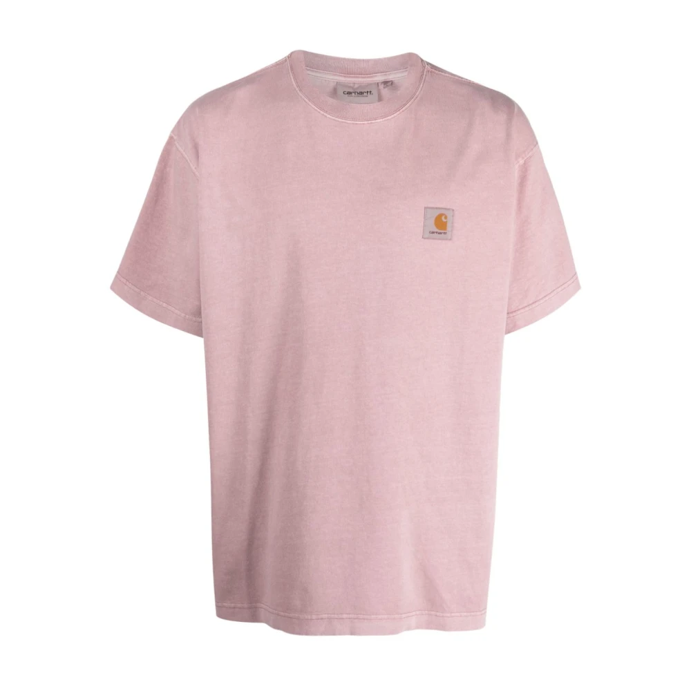 Carhartt WIP Glassy Pink Vista T-Shirt Pink Heren