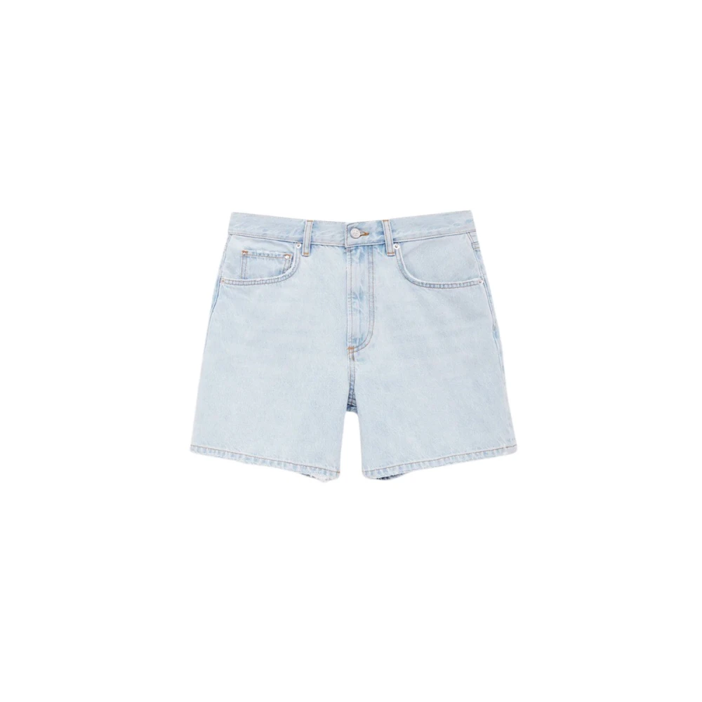 Anine Bing Blue Delaney Short - Female - Denim Shorts - W29 - Shorts