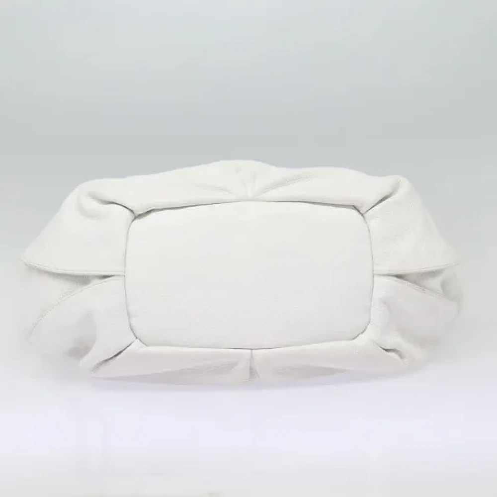 Celine Vintage Pre-owned Leather handbags White Dames