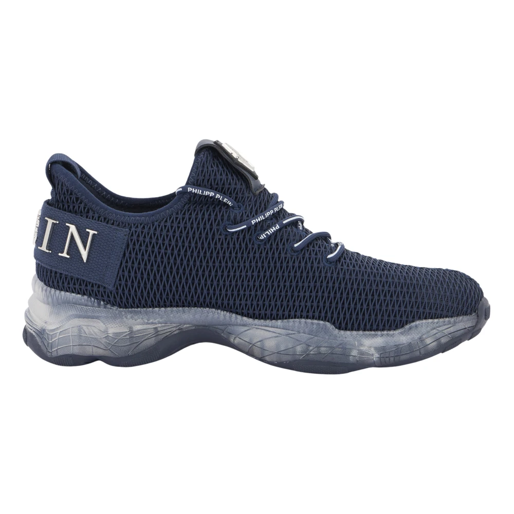 Philipp Plein Hyper Shock Runner unisex Schoenen Blauw