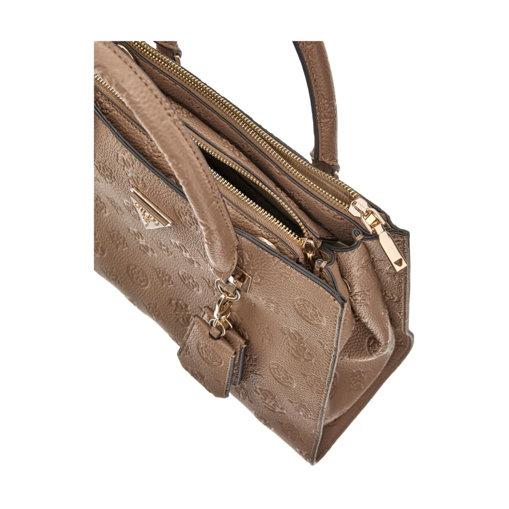 Guess Omkeerbare Donkere Taupe Schoudertas Brown Dames