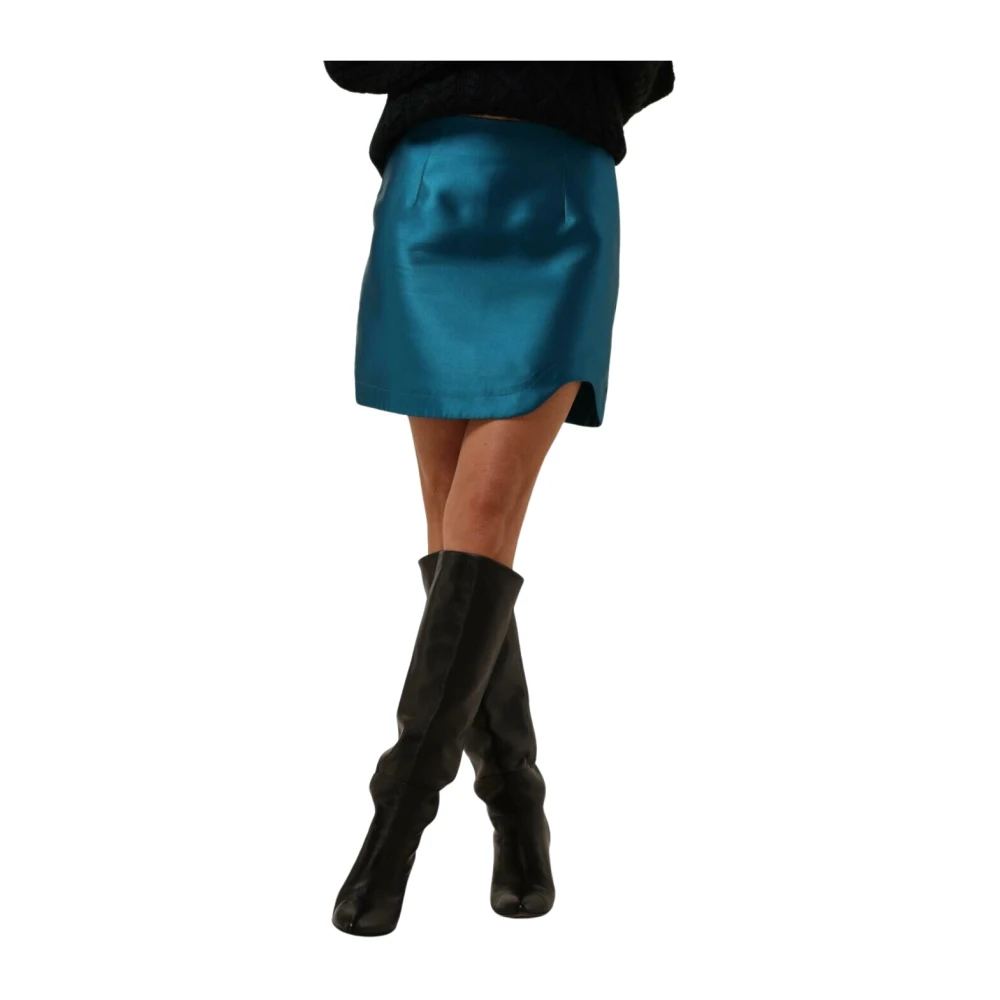 Envii Endamson Rok Blauwe Minirok Blue Dames