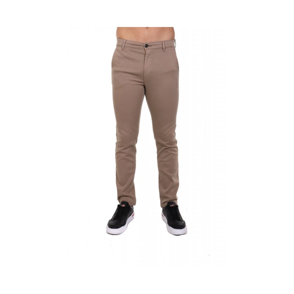 Hugo Men's Beige Chino Slim - Chinos - W38 - Trousers