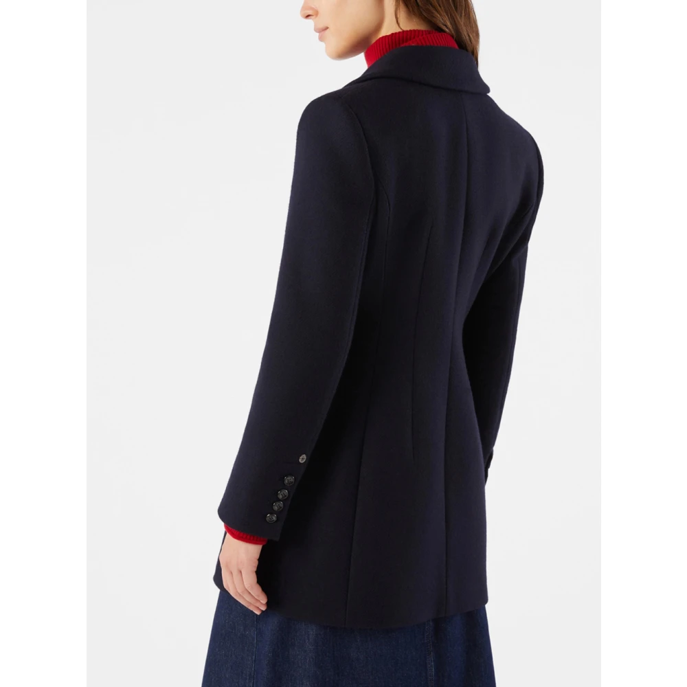 Pennyblack Blauwe Wollen Blazerjas Gioia Blue Dames