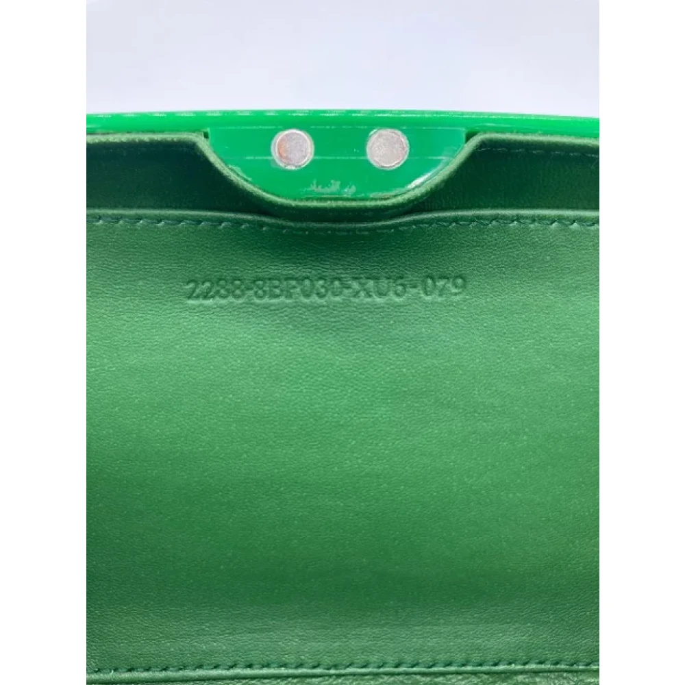 Fendi Vintage Pre-owned Leather clutches Green Dames