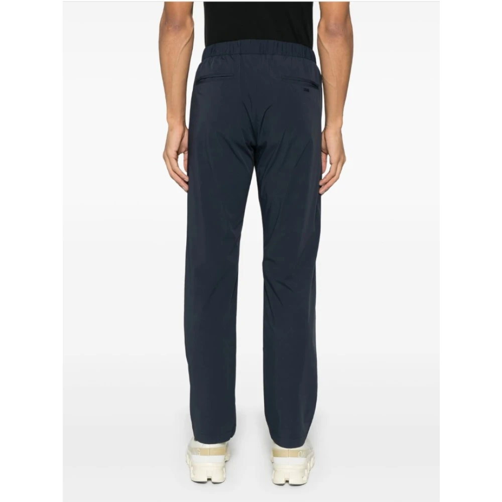 Herno Blauwe Straight Cut Broek Blue Heren
