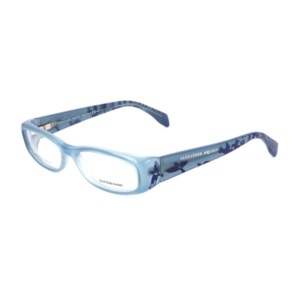 alexander mcqueen Blauw Acetaat Dames Horloge Frame Blue Dames