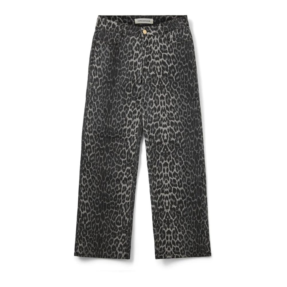 Sofie Schnoor Gray Wide Trousers, Female, Xs, Wide Trousers