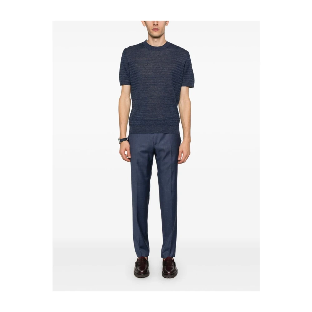 Corneliani Blauwe Sweatshirt Casual Stijl Blue Heren