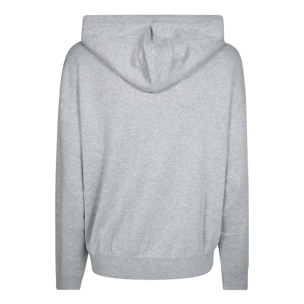 Sun68 Lurex hoodie voor een stijlvolle look Gray Dames