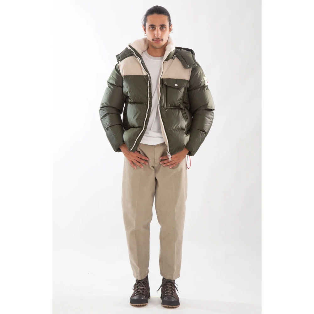 Afterlabel Bontkraag Donsjas Green Heren