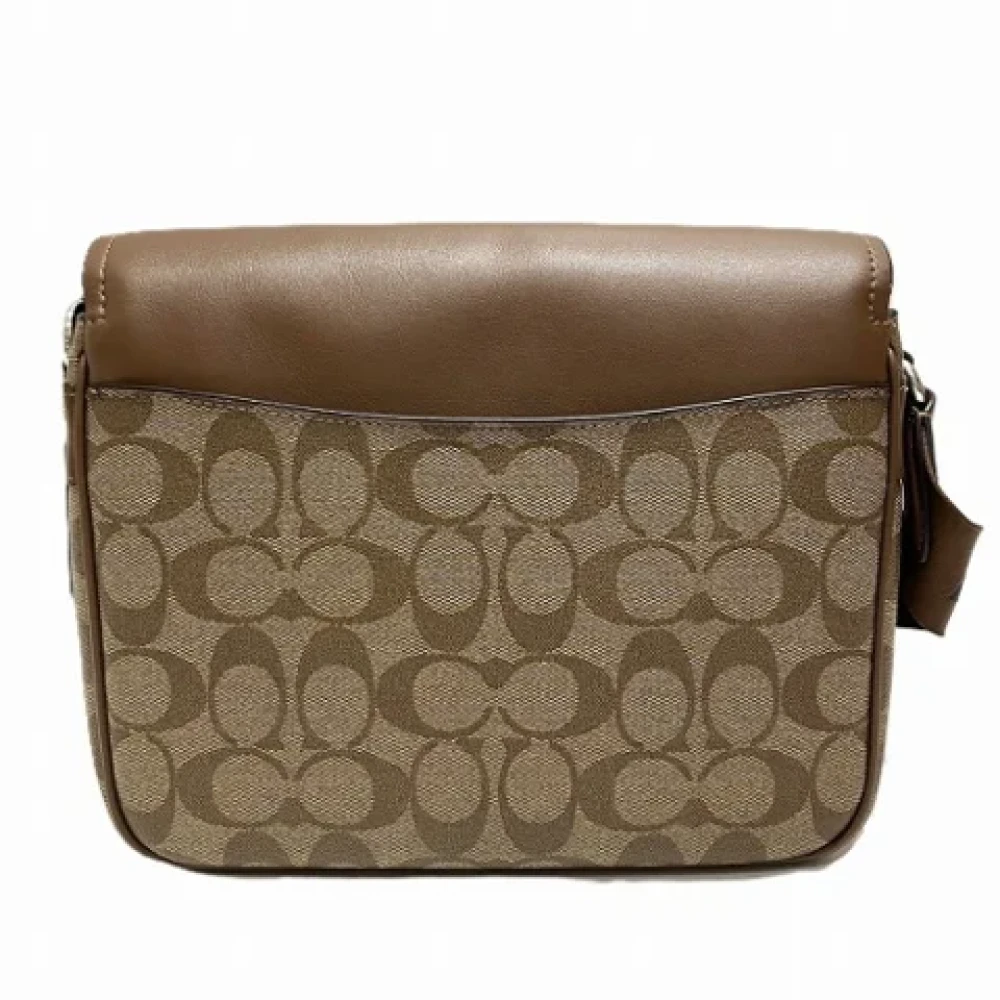 Coach Pre-owned Canvas shoulder-bags Brown Dames