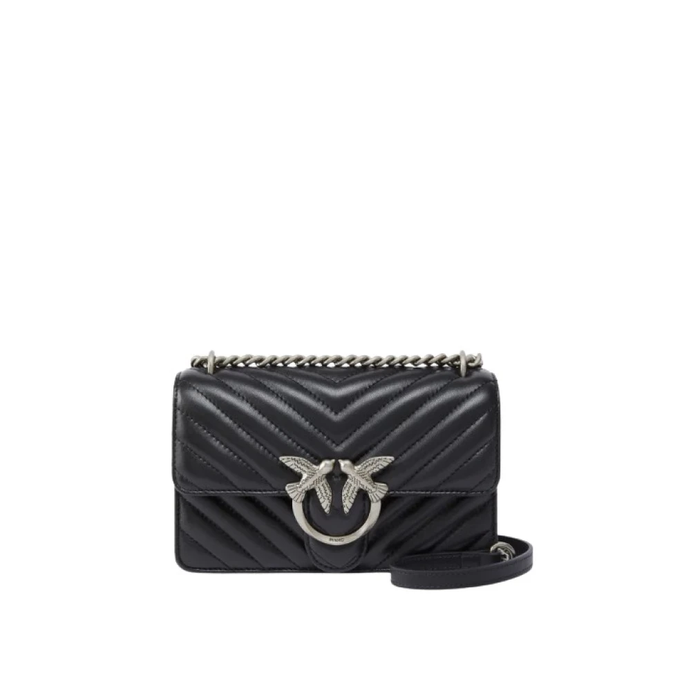 Pinko Women's Black Mini Love Bag One - Cross Body Bags - One Size - Bags