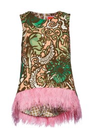 La Scala Top (With Feathers)
