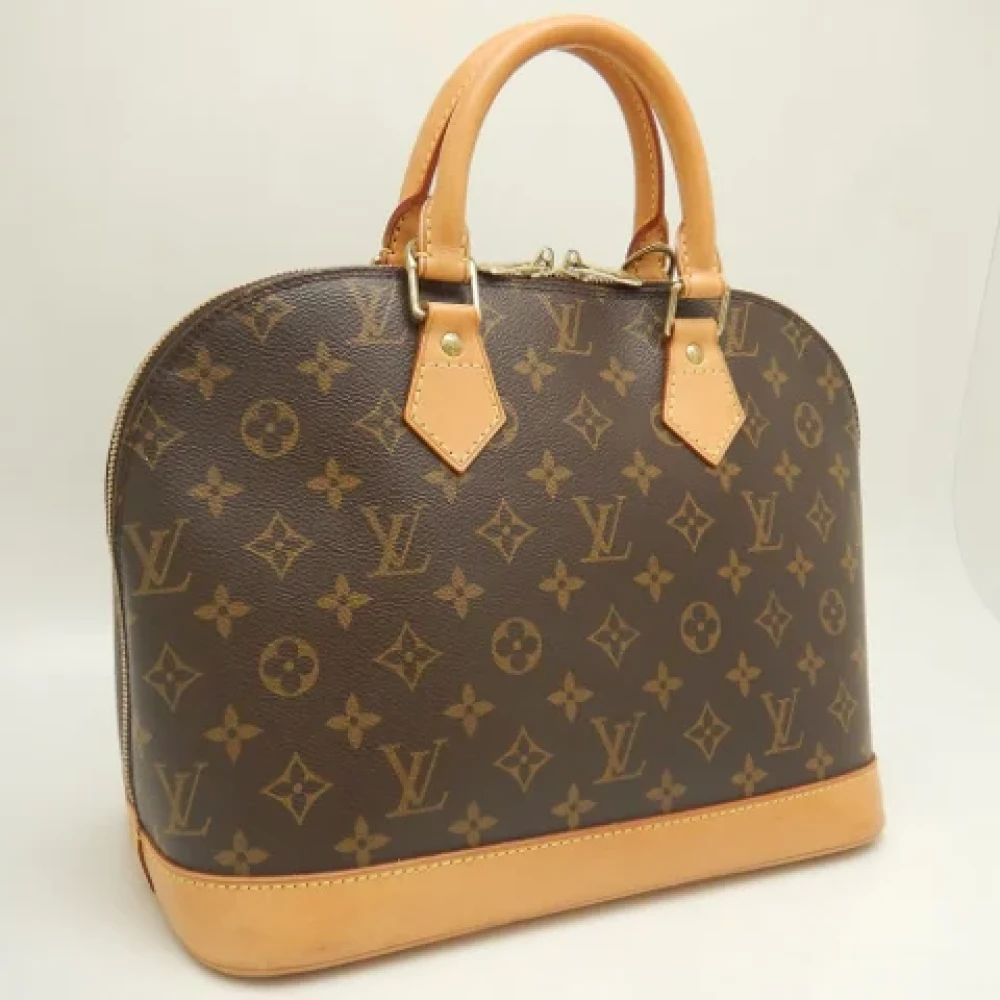 Louis Vuitton Vintage Pre-owned Fabric handbags Brown Dames