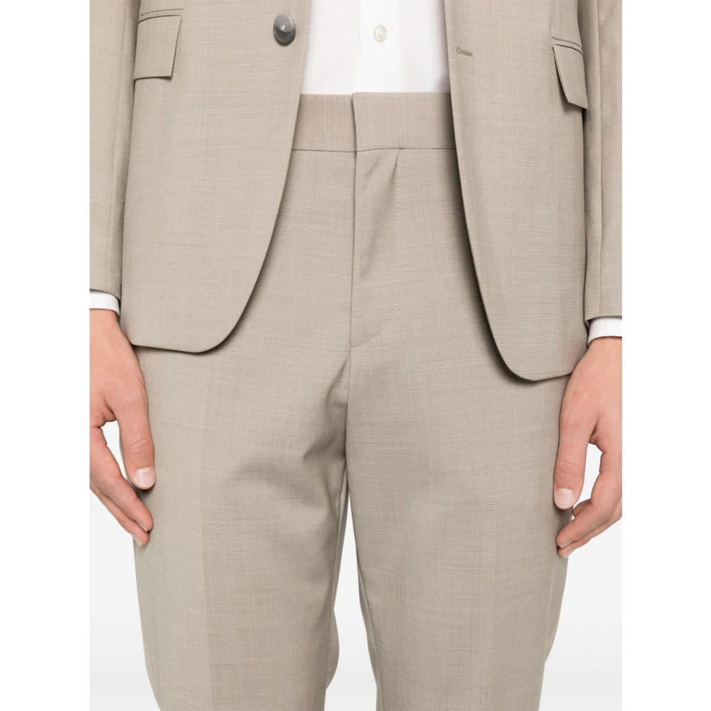 Hugo Boss Luxe Beige Pak voor Mannen Beige Heren
