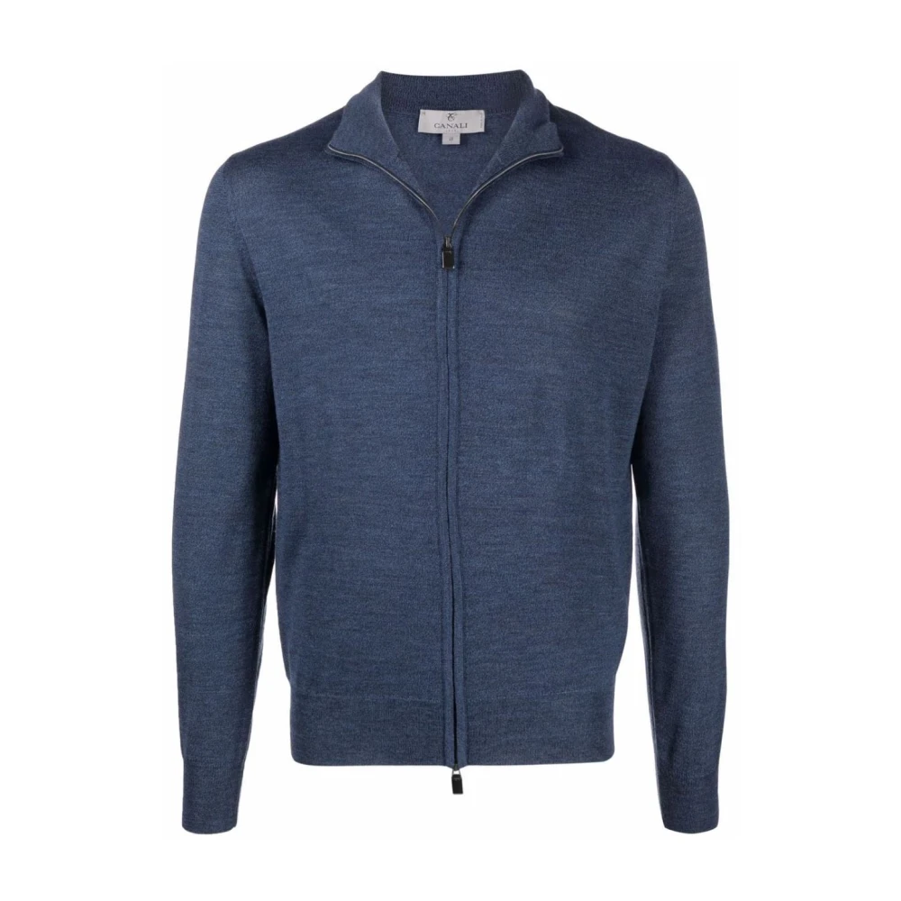 Canali Stijlvolle Sweaters Blue Heren