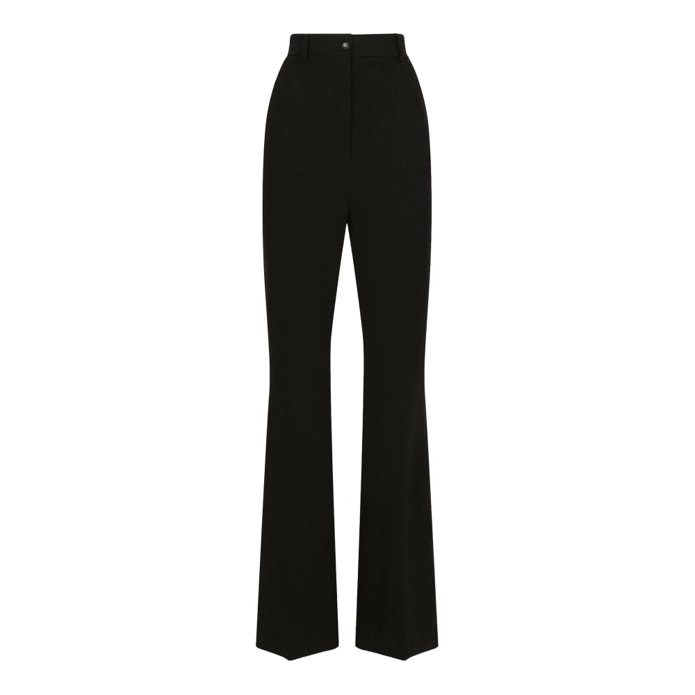 Dolce & Gabbana Zwarte Broek Stijlvol Ontwerp Black Dames
