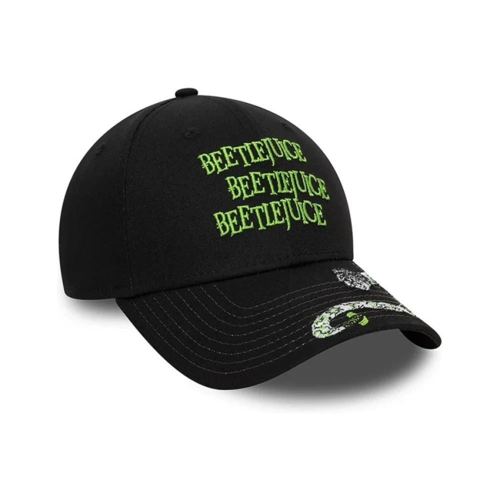 new era Zwarte Beetlejuice Klep Hoed Black Heren