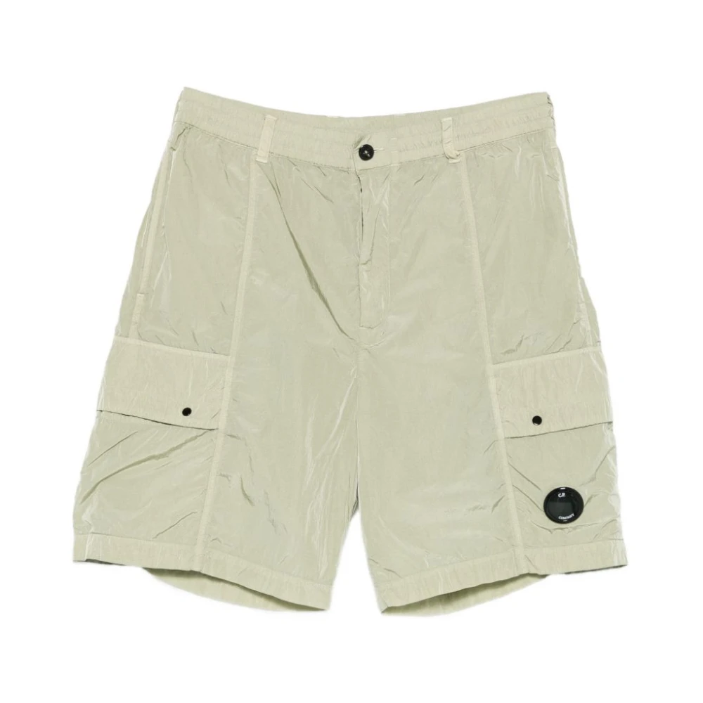 C.p. Company Men's Green Cargo Shorts - Casual Shorts - S - Shorts
