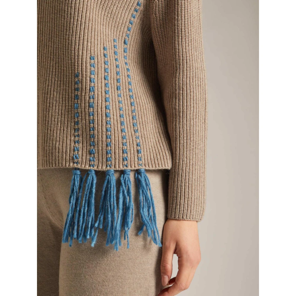 Elena Mirò Stijlvolle Shirt Beige Dames