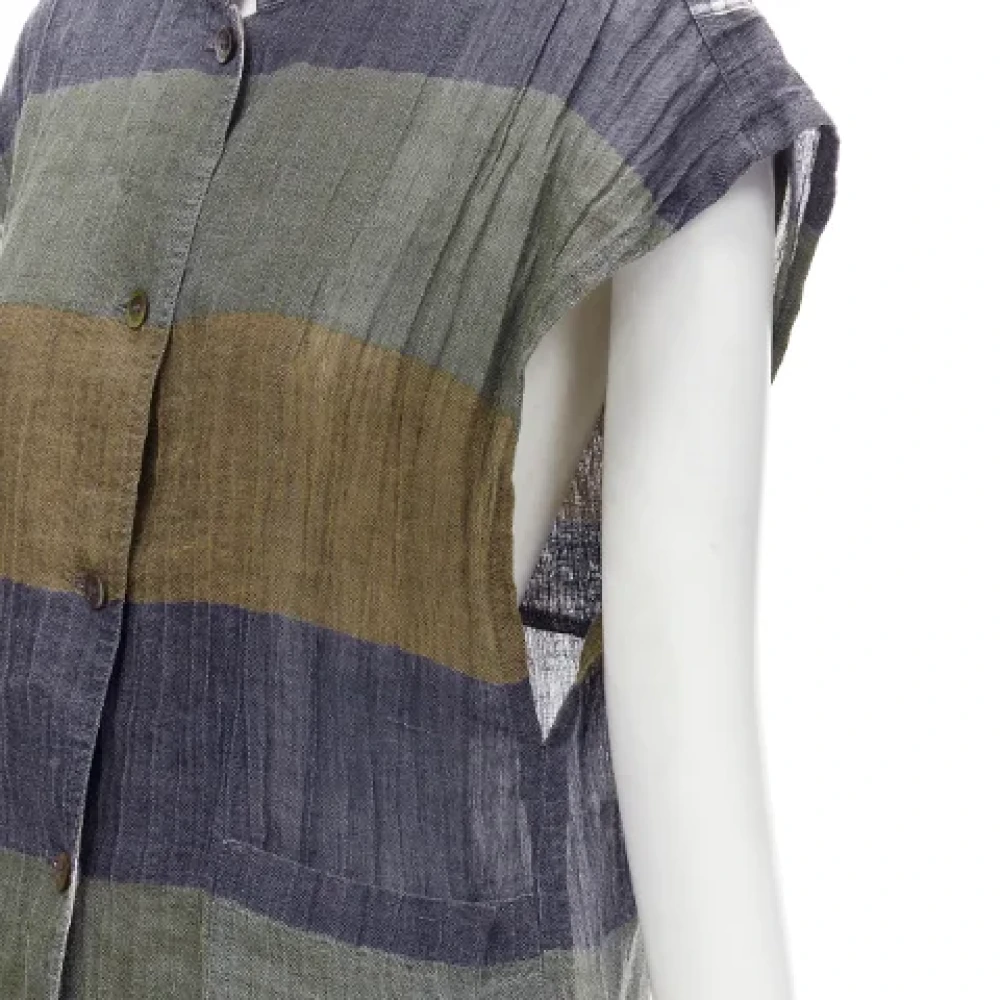Issey Miyake Pre-owned Fabric tops Blue Dames