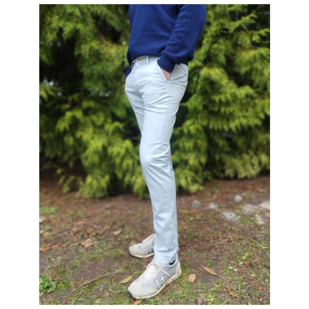 Mason's Slim Fit Torino University Broek Beige Heren