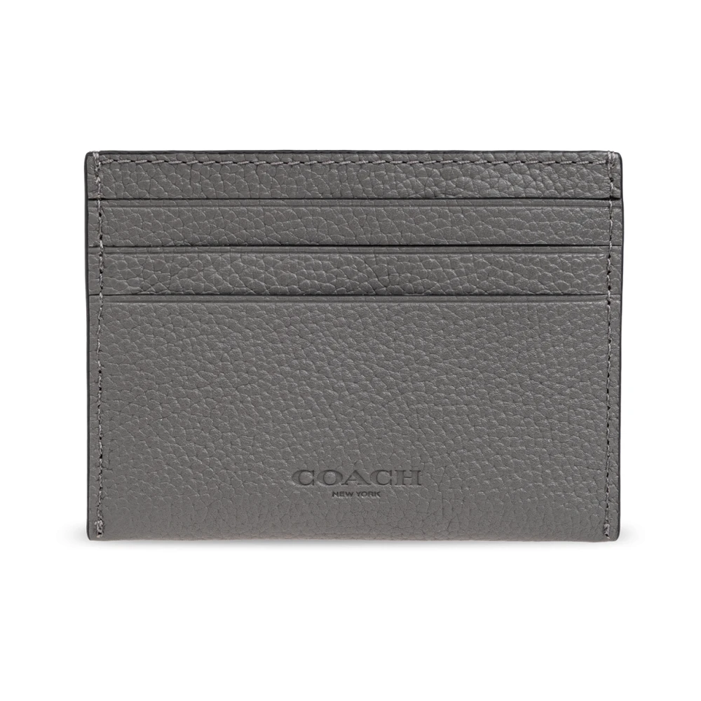 Coach Leren kaarthouder Gray Heren