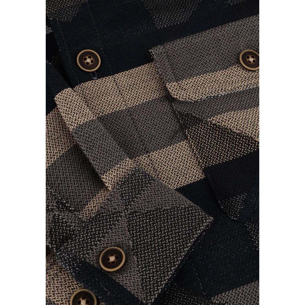 Anerkjendt Blauw Overshirt Akoscar Inka Stijlvol Comfort Multicolor Heren