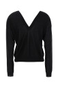pull-court-noir-col-en-v-coton-soie