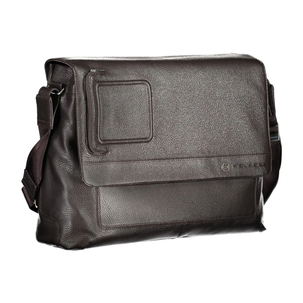 Piquadro Brun Herr Messenger Väska med Laptopfack Brown, Herr