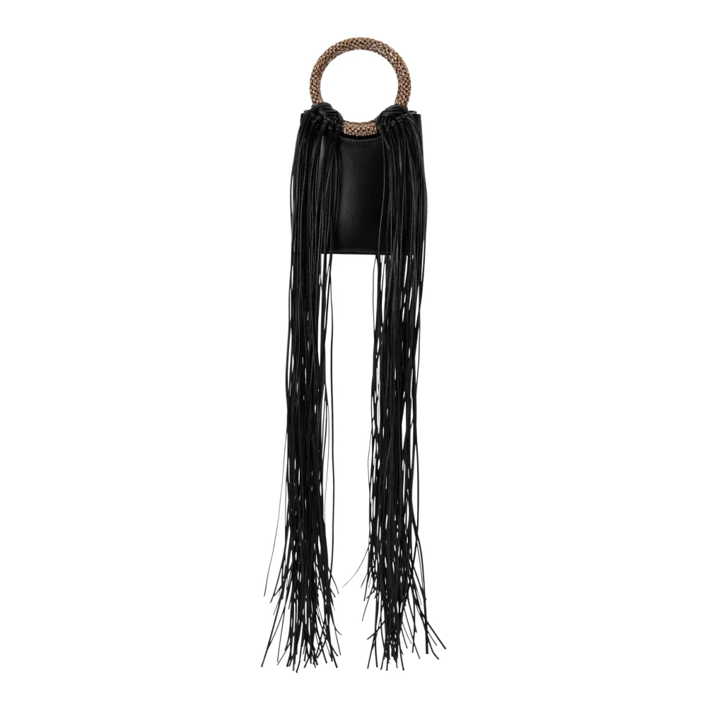 Hibourama Bimba Fringe Mini Black Dames