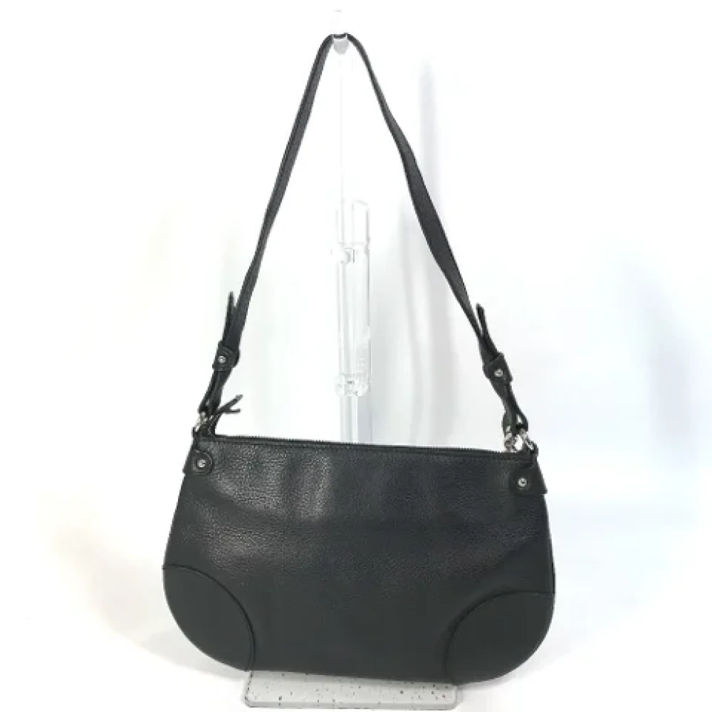 Salvatore Ferragamo Pre-owned Leather shoulder-bags Black Dames