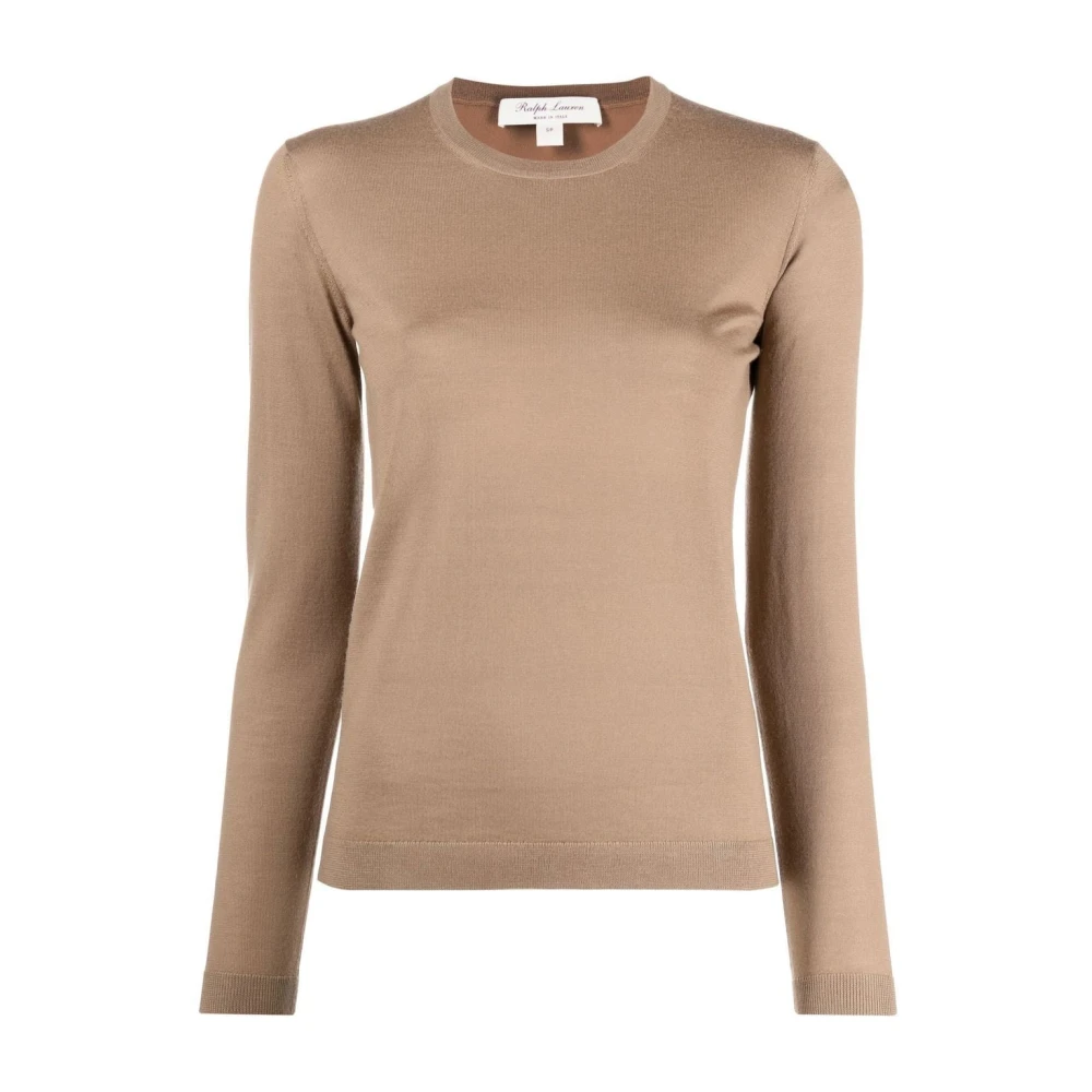Ralph Lauren Rondgebreide trui Beige Dames