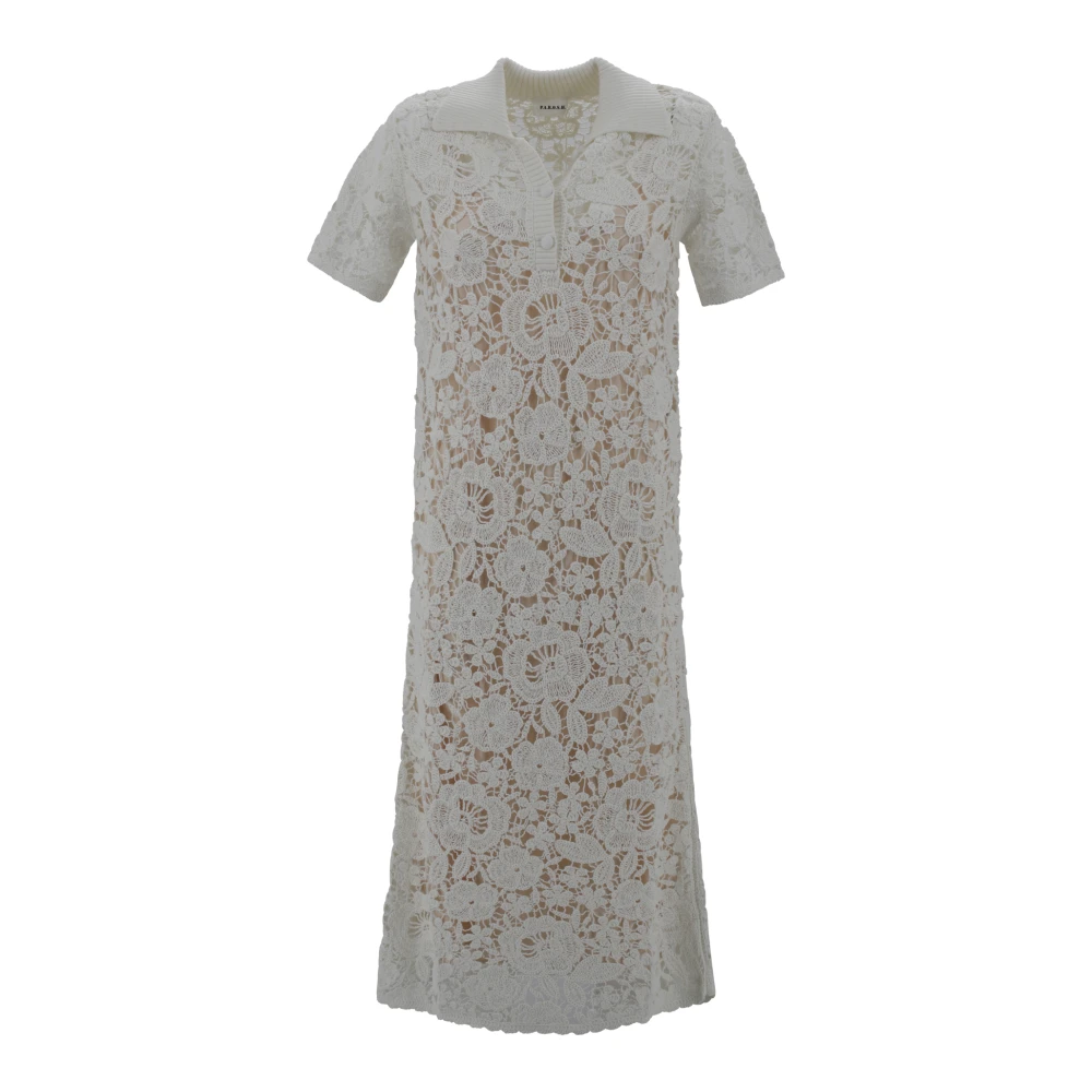 P.a.r.o.s.h. Crème Jurk Abito Copper Beige Dames